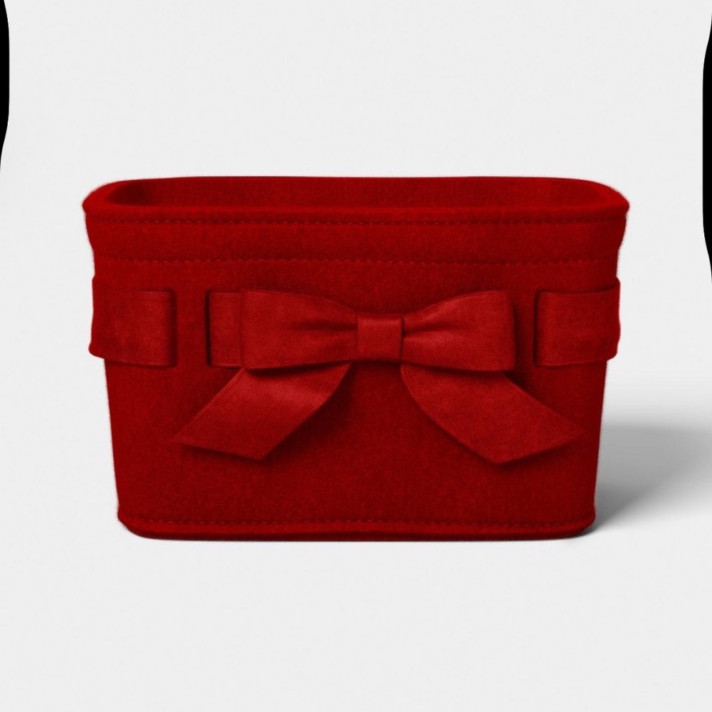 Felt Bow Decorative Basket Red
- Threshold™